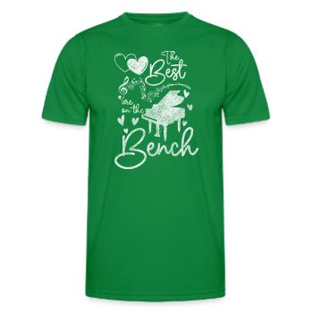 Piano Composing Melody Orchestra - Men's Functional T-Shirt - kelly green - Front - AI Model Male 178 dark (178cm)
