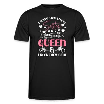 Hullern Ring Slimming Fit - Men's Functional T-Shirt - black - Front - AI Model Male 178 dark (178cm)