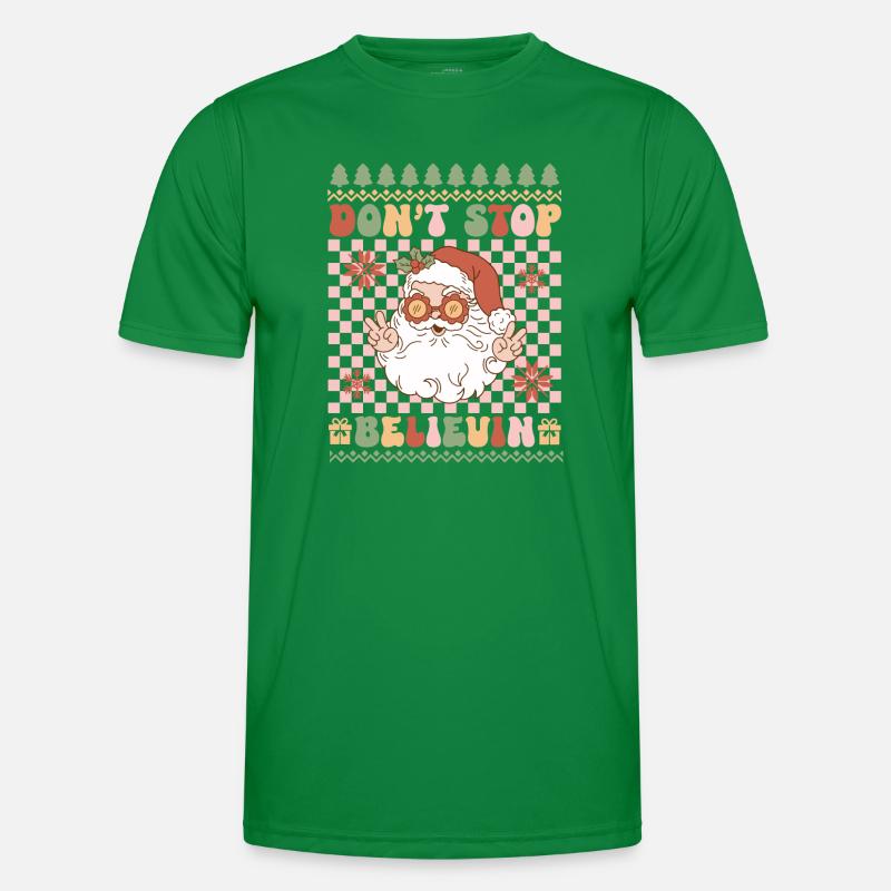 Hässlicher Weihnachtspullover Männer Funktions-T-Shirt