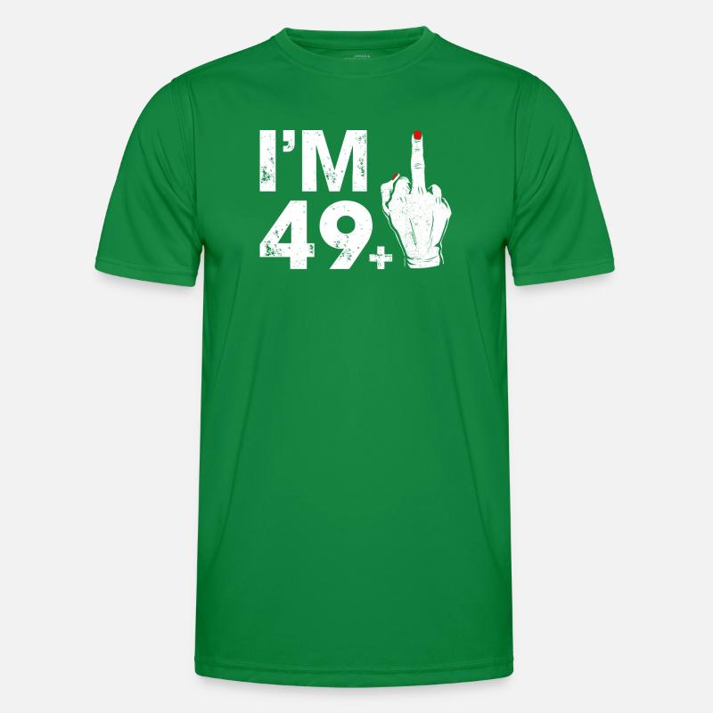 Rebellious Hand with Age Gap Reminder Men's Functional T-Shirt