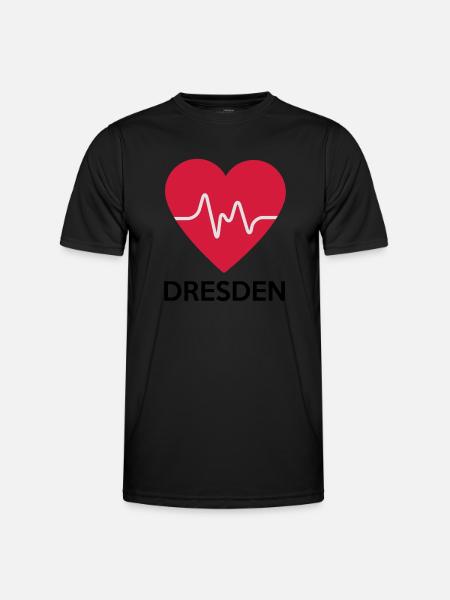 heart Dresden - Men's Functional T-Shirt - black