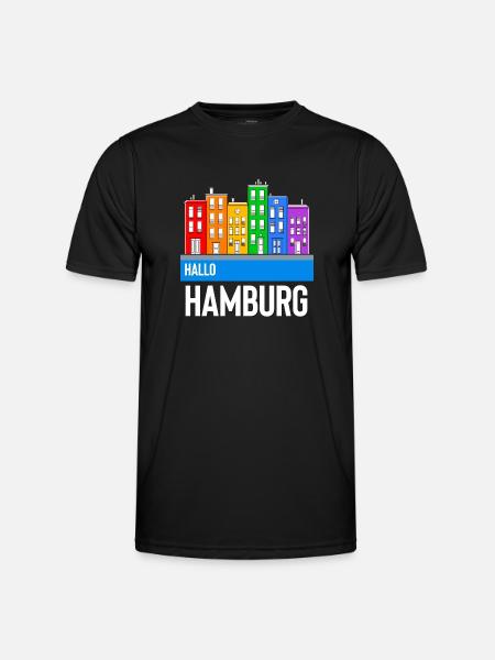 Hambourg - T-shirt sport Homme - noir