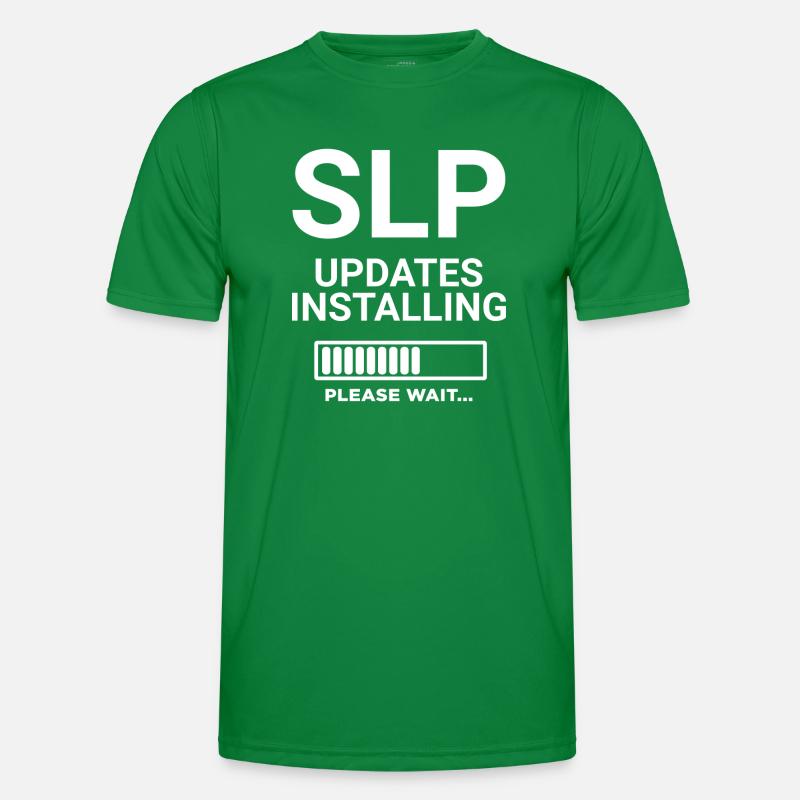 SLP Updates Installing Please Wait Men's Functional T-Shirt
