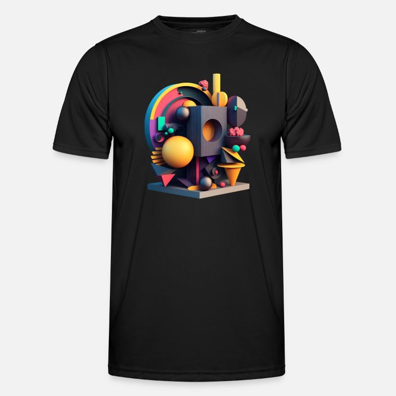 3D Männer Funktions-T-Shirt