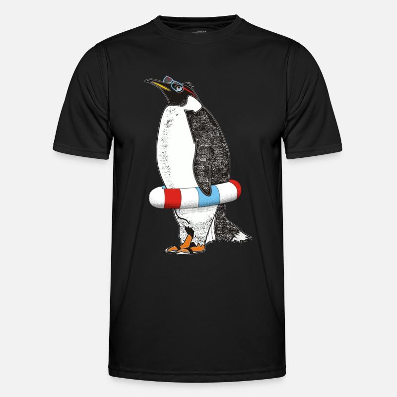 PINGUIN WARTET SOMMER Männer Funktions-T-Shirt