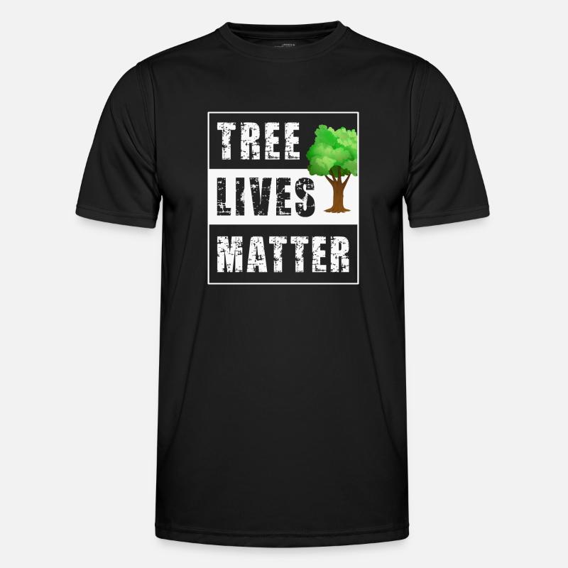 Tree Trees - Men's Functional T-Shirt - black