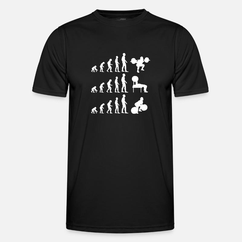 Powerlifting Evolution Powerlifter - Men's Functional T-Shirt - black