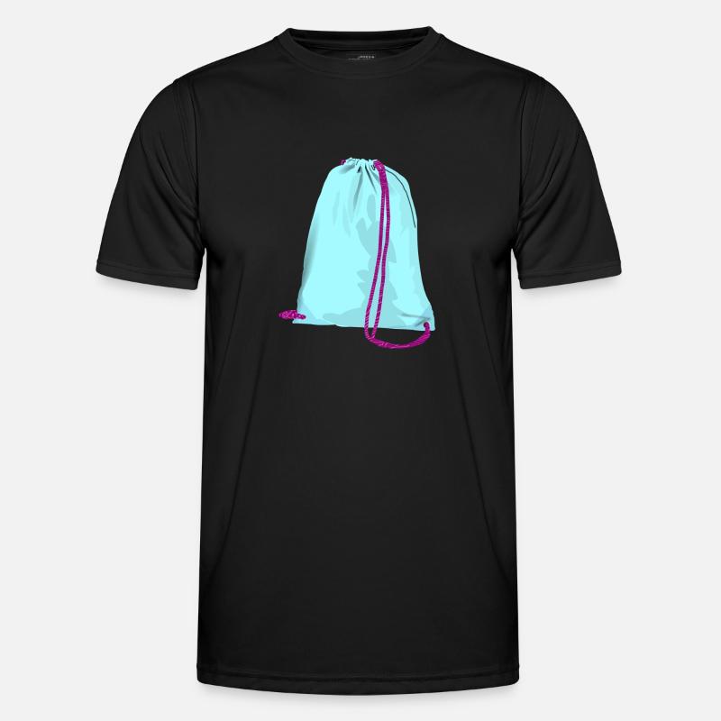backpack suitcase backpack bag briefcase127 - Men's Functional T-Shirt - black