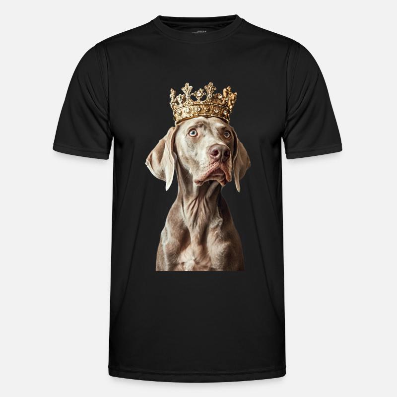 Weimaraner - Men's Functional T-Shirt - black