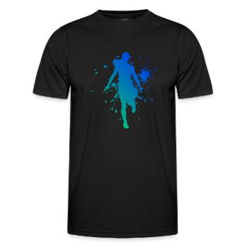 Shuffle Dance Tanz Melbourne Shuffle Shuffle Garçon - T-shirt sport Homme - noir - Devant - AI Model Male 178 dark (178cm)