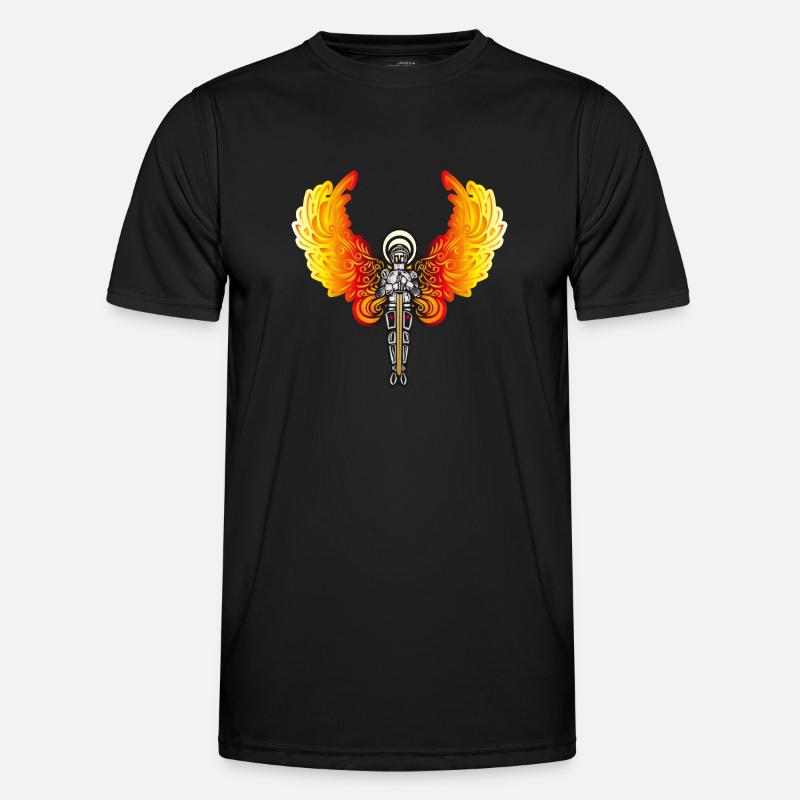 Feuer Engel Männer Funktions-T-Shirt
