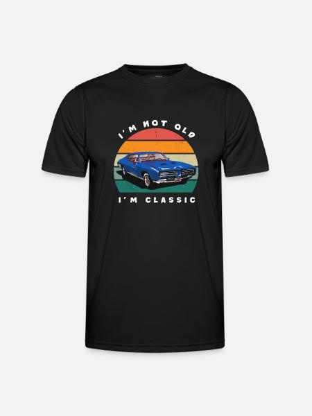 I'm Not Old I'm Classic - Men's Functional T-Shirt - black