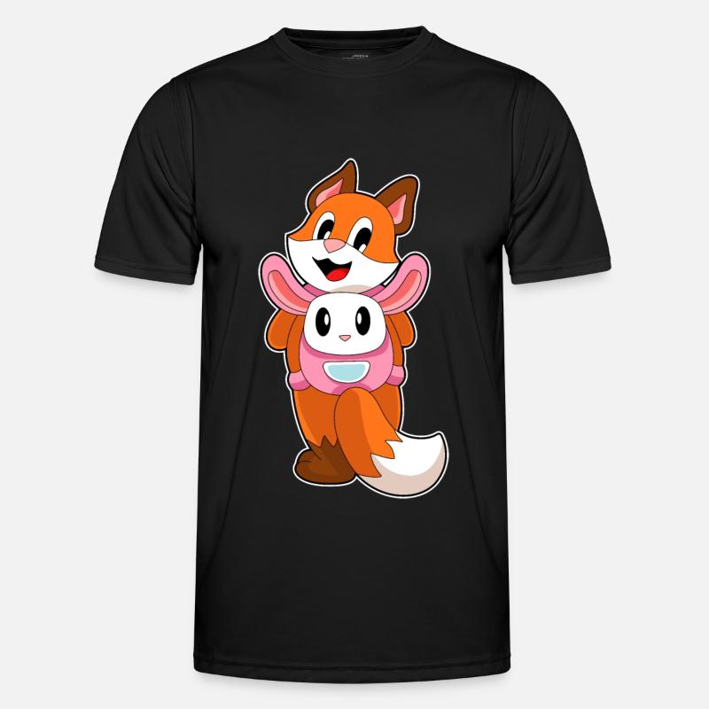 Fox Rabbit Bag - Men's Functional T-Shirt - black
