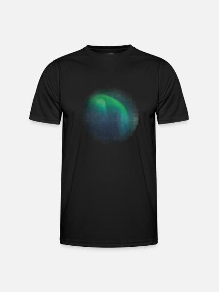 Aurores boréales - T-shirt sport Homme - noir