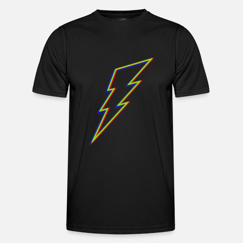 Lightning ϟ - Men's Functional T-Shirt - black