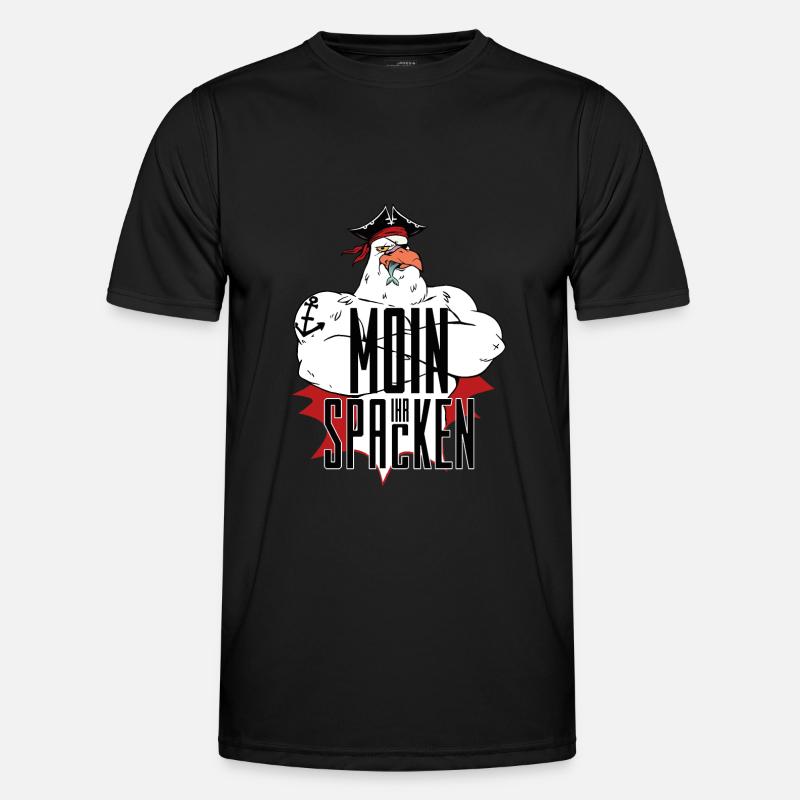 MOIN IHR SPACKEN Männer Funktions-T-Shirt