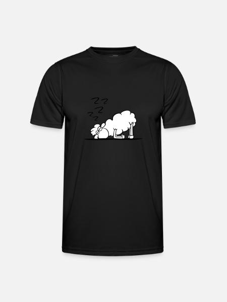 night owl - Men's Functional T-Shirt - black