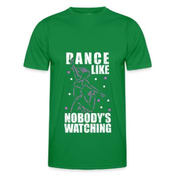 Tanzen Fitnessstudio Fitnesstrainer - Männer Funktions-T-Shirt - Kelly Green - Vorne - AI Model Male 178 dark (178cm)