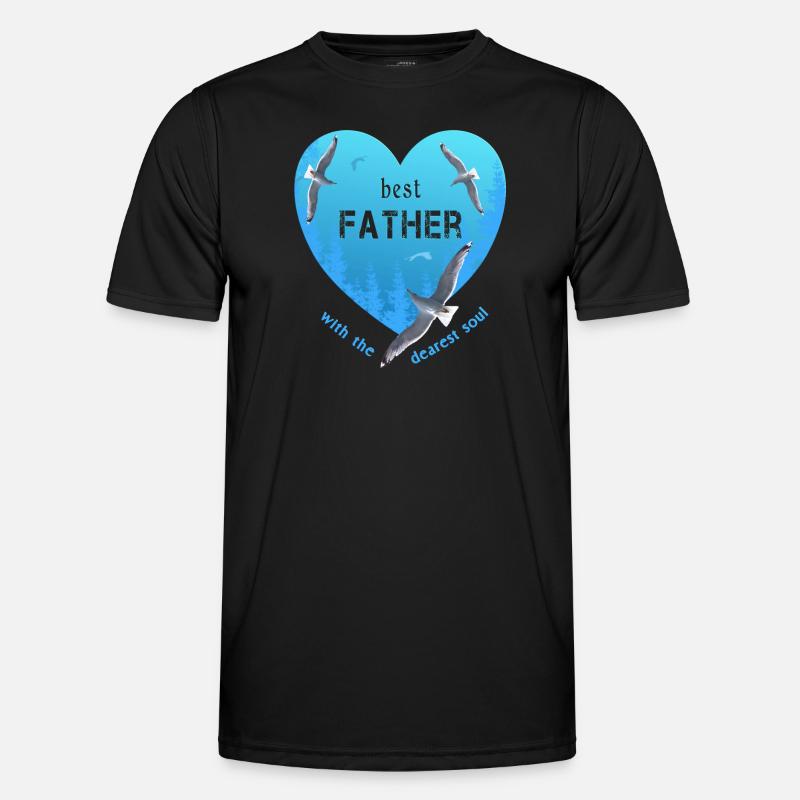 best father Männer Funktions-T-Shirt