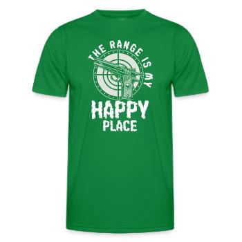 Pistole Munition Jagd Sport - Männer Funktions-T-Shirt - Kelly Green - Vorne - AI Model Male 178 dark (178cm)
