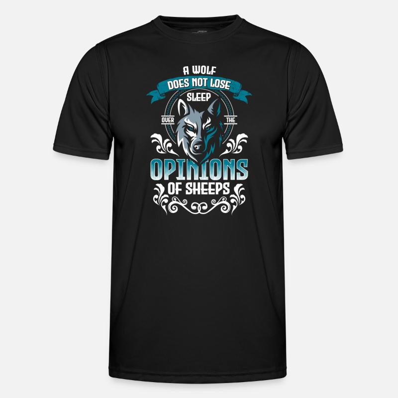 Werewolf Dog Howling Wolfpack - Men's Functional T-Shirt - black
