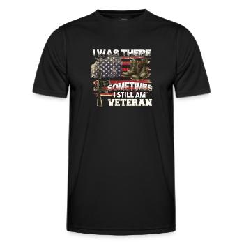 Vétéran du Vietnam - T-shirt sport Homme - noir - Devant - AI Model Male 178 dark (178cm)