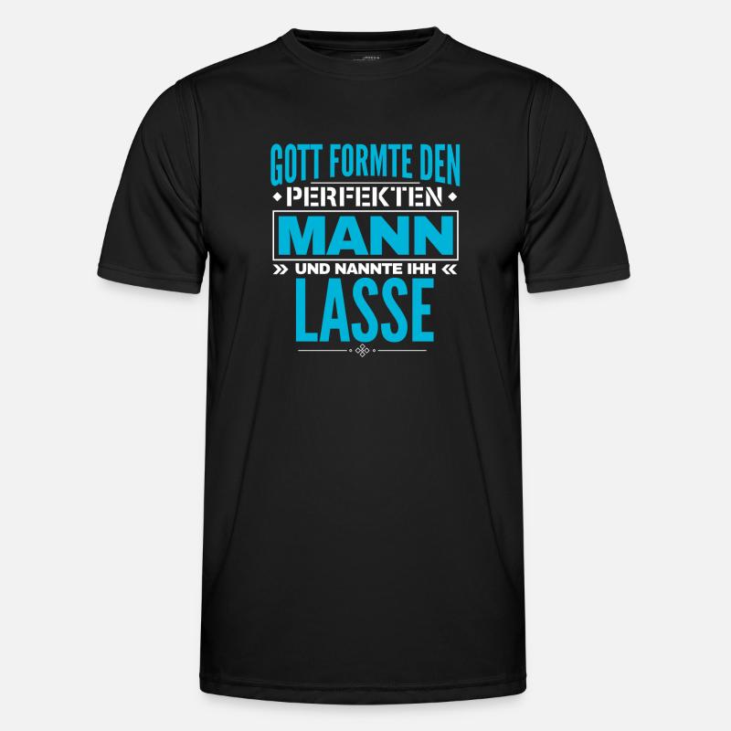 Lasse Name Design Männer Funktions-T-Shirt