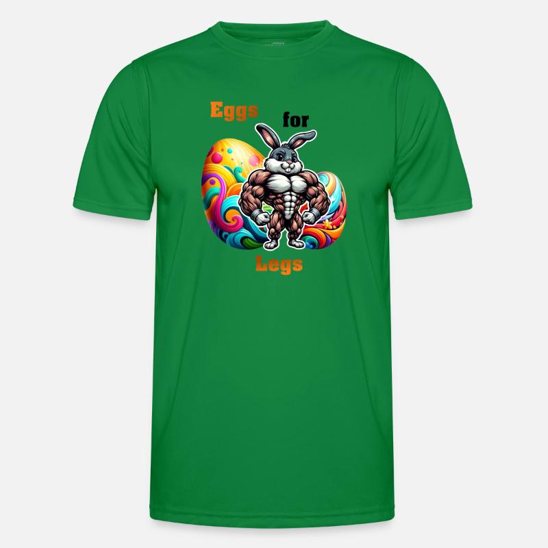 Eggs for Legs Männer Funktions-T-Shirt