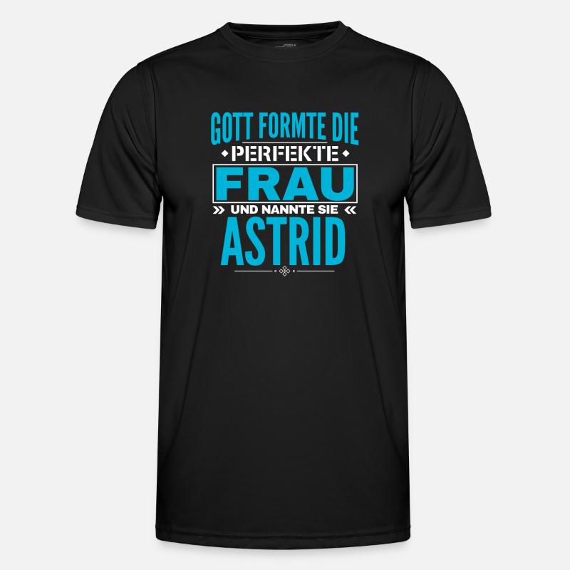 Astrid Name Design Männer Funktions-T-Shirt