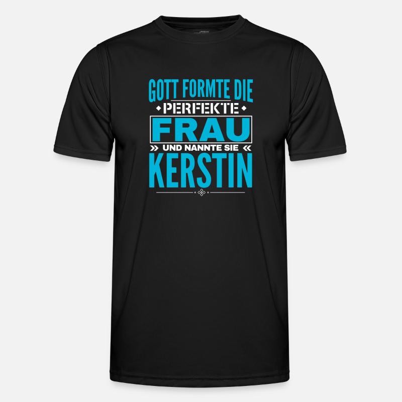 Kerstin Name Design Männer Funktions-T-Shirt