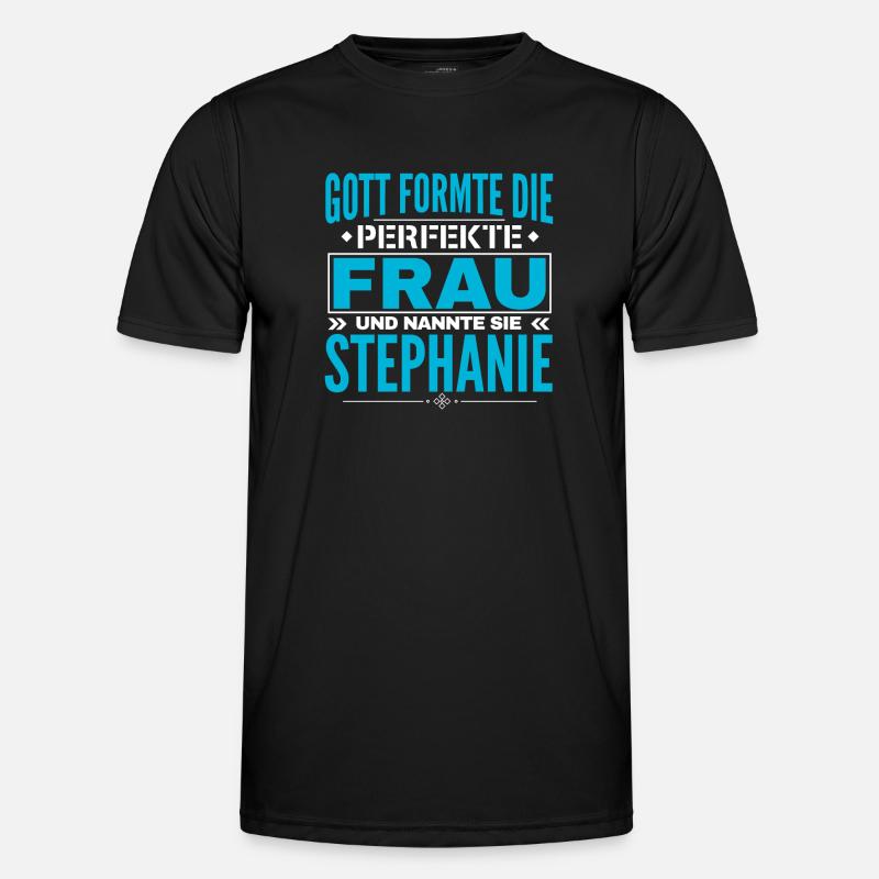 Stephanie Name Design - Men's Functional T-Shirt - black
