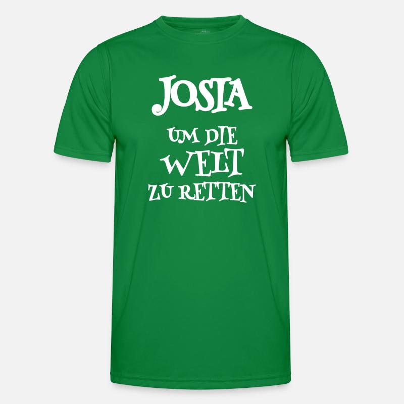 Josiah as Savior Men's Functional T-Shirt