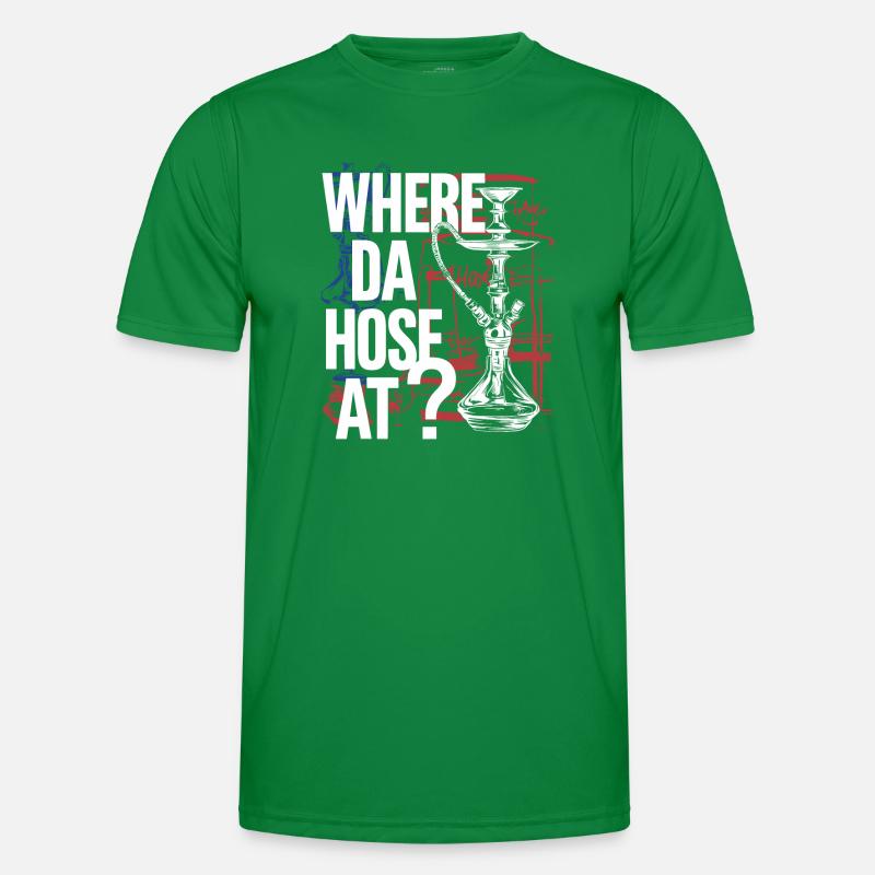 Fun hookah look for fans Men's Functional T-Shirt