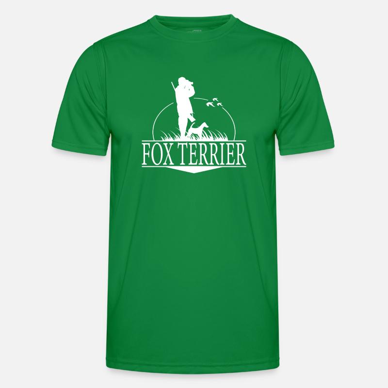 FOX TERRIER Jagdhunde Jäger Hunde Wilsigns Männer Funktions-T-Shirt