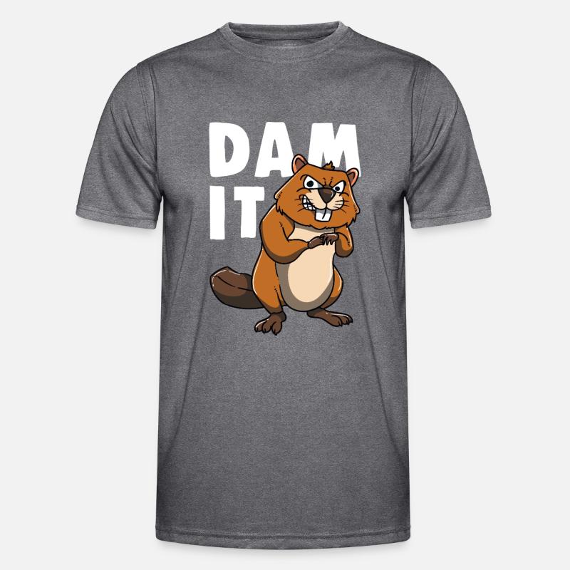 Cheeky beaver saying for beaver lovers Men's Functional T-Shirt