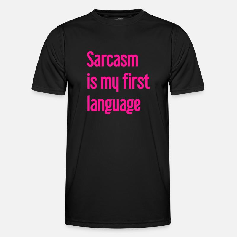 Sarcasm Pro - Men's Functional T-Shirt - black