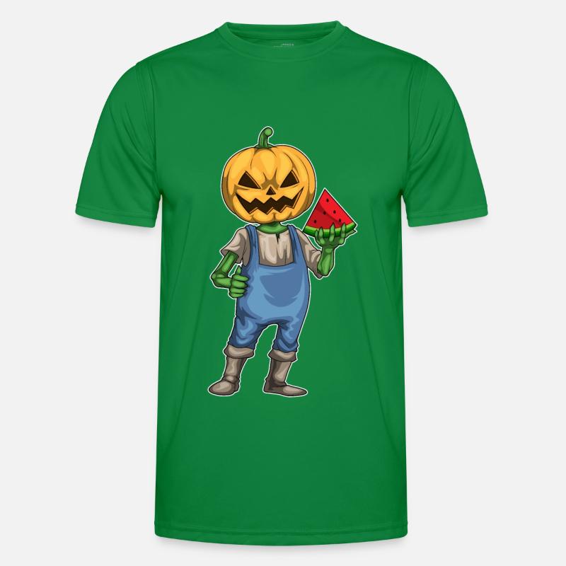 Jack O Lantern Halloween Pastèque T-shirt sport Homme
