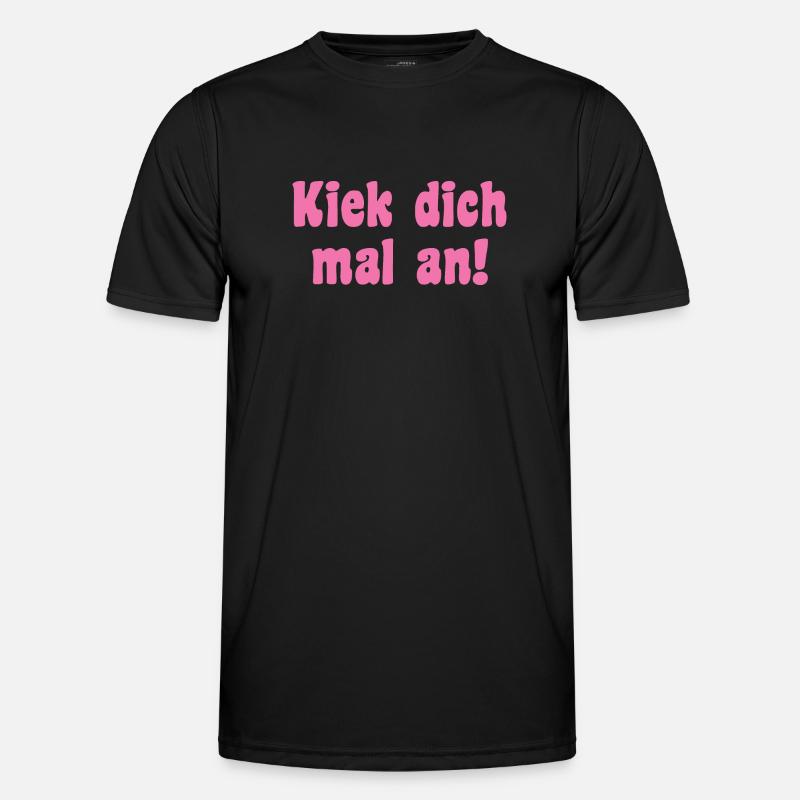 Model Saying Berlin - Men's Functional T-Shirt - black