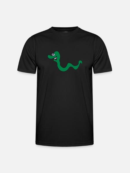wormy - Men's Functional T-Shirt - black
