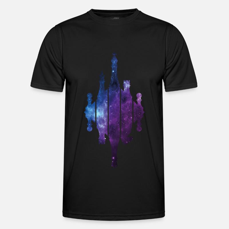 CHESS CHESS PLAYERS CHESS PIECES - Men's Functional T-Shirt - black