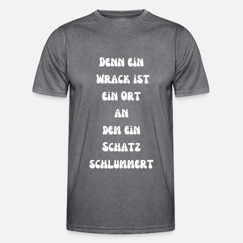 Ein Wrack, ein Schatz Männer Funktions-T-Shirt