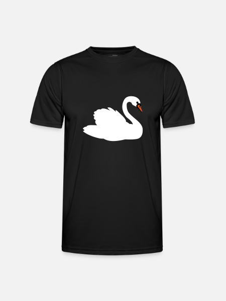 Cygne - T-shirt sport Homme - noir