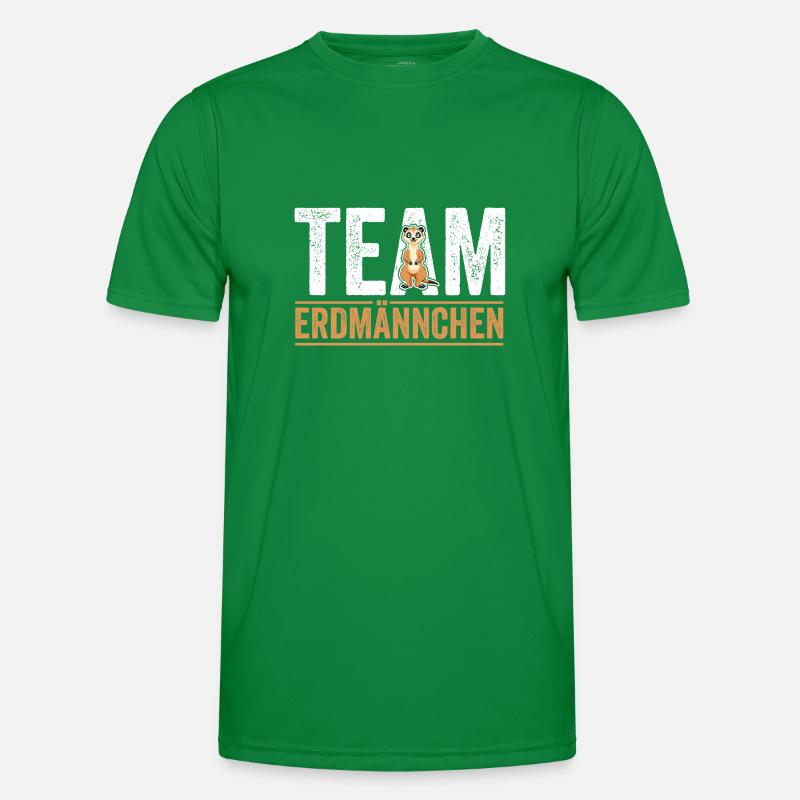 Team Erdmännchen Männer Funktions-T-Shirt