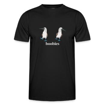 Blue-footed Booby Seabird Blue-footed Booby Seabird - Men's Functional T-Shirt - black - Front - AI Model Male 178 dark (178cm)