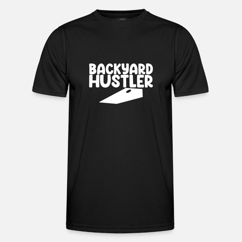 Backyard Hustler - Männer Funktions-T-Shirt - Schwarz