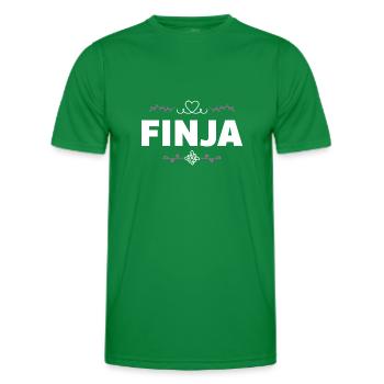 Finja - Männer Funktions-T-Shirt - Kelly Green - Vorne - AI Model Male 178 dark (178cm)
