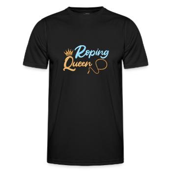 Équipe de corde - T-shirt sport Homme - noir - Devant - AI Model Male 178 dark (178cm)