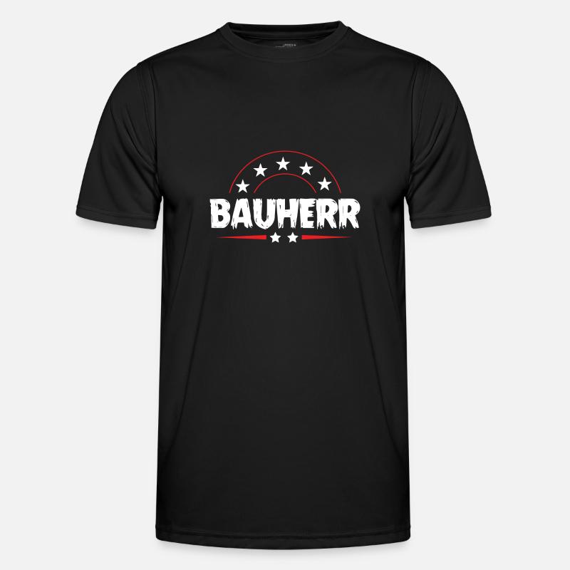 Builder Haus Bau - Men's Functional T-Shirt - black