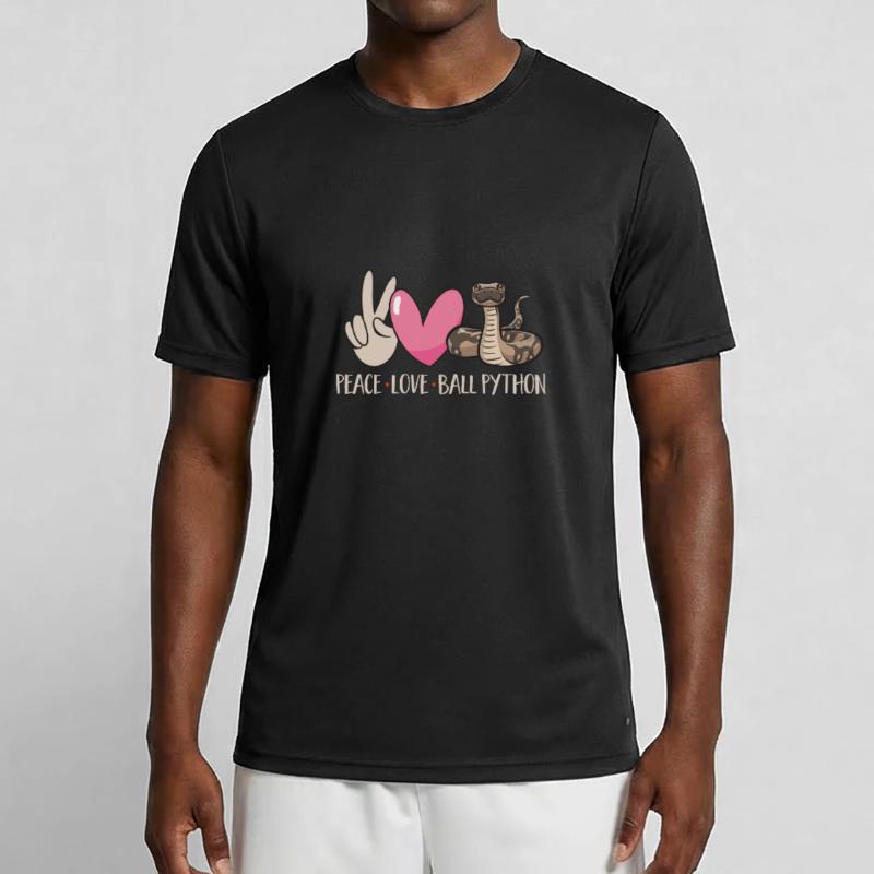Ball Python Schlange Königspython Männer Funktions-T-Shirt