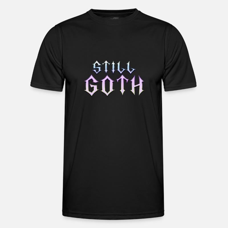 Immer noch Goth! Gothic Ästhetik Y2K Cross Männer Funktions-T-Shirt